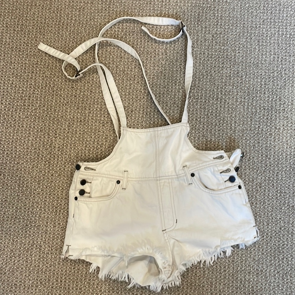 Free people, white overalls